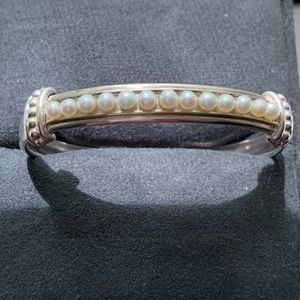 SLANE Pearl & Sterling Bangle O/S